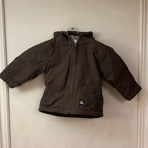 Berne
Toddler Sherpa-Lined Softstone Hooded Jacket in Bark - 18 months